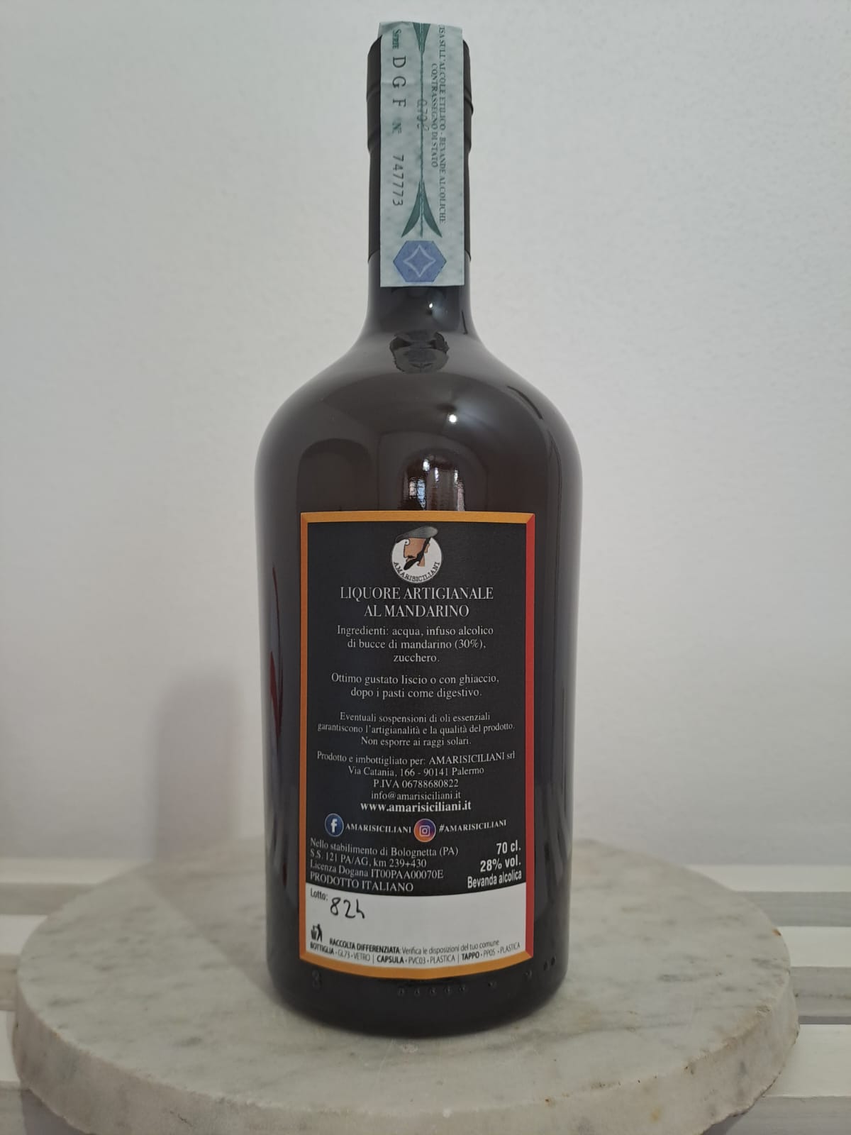 Mi..manda Rino - Liquore artigianale al Mandarino Tardivo di Ciaculli