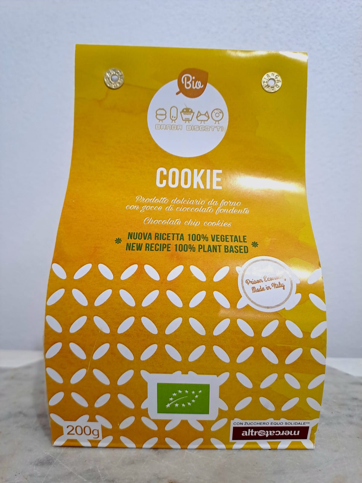 Cookie con gocce di cioccolato BIO (Vegan)